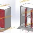  Шкаф сумочный разборный 1200х500х970 (ШхГхВ) 8-ячеечный (стол-тумба) S-0,8 мм - uralbiznesstroi.ru – Челябинск