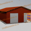 Быстровозводимый (Обшитый) склад 12000*25000*8000мм  3 яруса - uralbiznesstroi.ru – Челябинск
