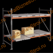 Стеллаж с выкатными платформами  2500*2700*1050 2 яруса 6 платформ - uralbiznesstroi.ru – Челябинск