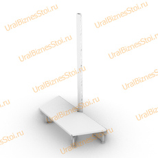 Торговые торцевые стеллажи 2350*300 1 полка - uralbiznesstroi.ru – Челябинск