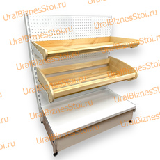 Торговый стеллаж для хлеба 1450*500*1200 3 полки - uralbiznesstroi.ru – Челябинск