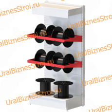 Торговый стеллаж для кабеля 1950*400*1000 4 катушки - uralbiznesstroi.ru – Челябинск