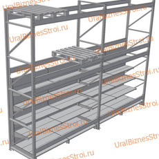 Стеллаж Cash & Carry 4000*4400*1050 - uralbiznesstroi.ru – Челябинск