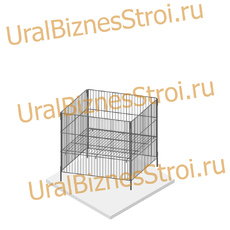 Корзина для распродаж усиленная, с регулируемым донышком 750х750х800 - uralbiznesstroi.ru – Челябинск