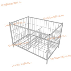 Корзина экспозиционная 1200х800х850(400) - uralbiznesstroi.ru – Челябинск