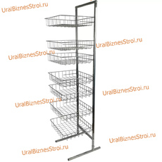 Стойка прикассовая 1800х600х350 , 7 корзин - uralbiznesstroi.ru – Челябинск