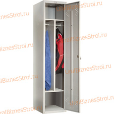 Шкаф гардеробный двухсекционный (1 дверь) 1850*500*400 S-0,8мм - uralbiznesstroi.ru – Челябинск