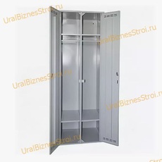 Шкаф гардеробный двухсекционный (Две двери) 1850*500*800 S-0,5мм - uralbiznesstroi.ru – Челябинск