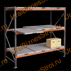 Стеллаж с выкатными платформами  2500*2700*1050 3 яруса 9 платформ - uralbiznesstroi.ru – Челябинск