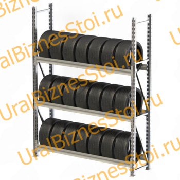 Стеллаж для колес, шин и дисков 2040x2000x400 мм - uralbiznesstroi.ru – Челябинск