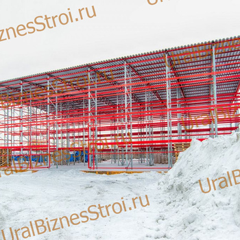 Строительство самонесущего склада 15000*25000*9000мм 4 ярусов - uralbiznesstroi.ru – Челябинск