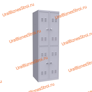Шкаф гардеробный 4 секционный 4 двери 1850*500*700 S-0,5мм - uralbiznesstroi.ru – Челябинск